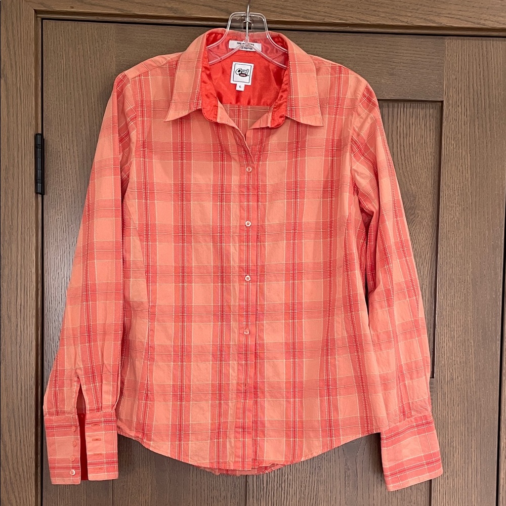 Cruel Girl Coral Button-Up Shirt size L